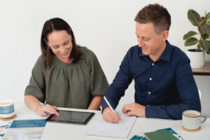 Bookkeeping service in Melbourne staff analysing financial records for a business