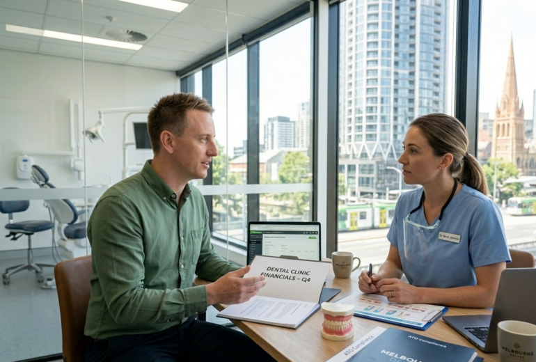 Bookkeeping service for dental practices