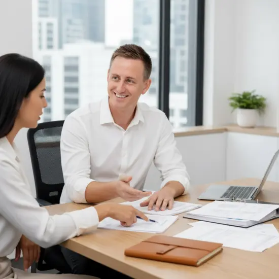 Matthew the bookkeeper from Clients Needs helping a dentist do her books