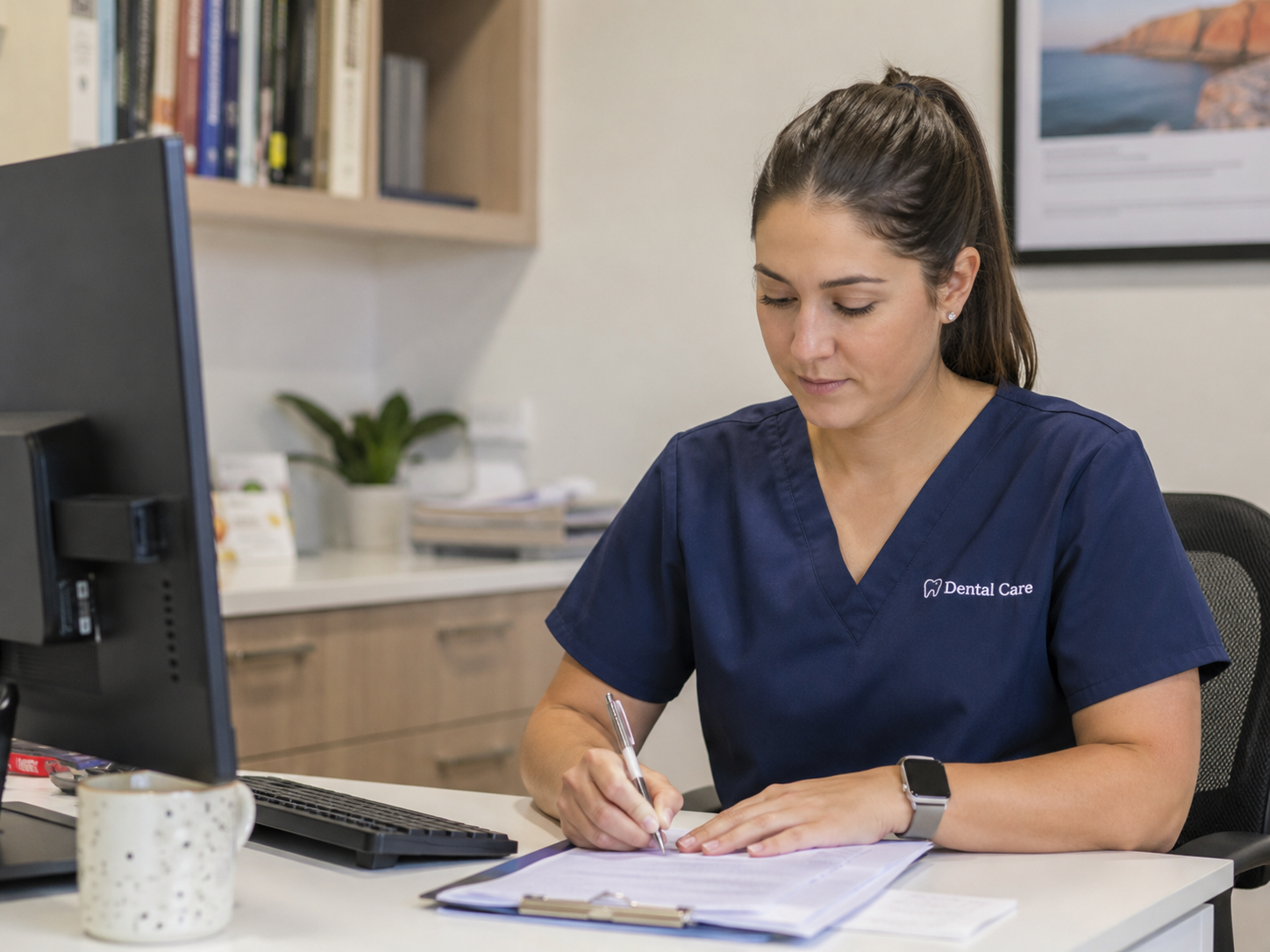 Dentist using a bookkeeper to manage rental property